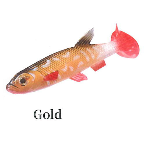 Authentic! Soft lure mascot [1.Gold]