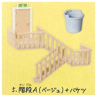 Magnet emergency stairs Part.2 [5.Stairs A (beige) + bucket]