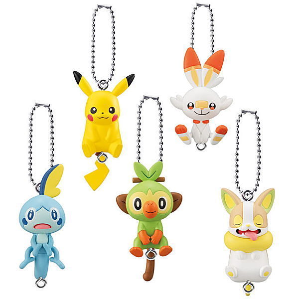 Pokemon Tsumande Tsunagete Mascot Galar [Ball chain 5 type set (1.2.3.4.5)]