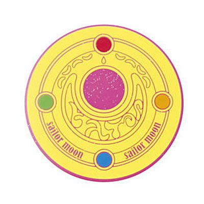 Gashapon Kuji Sailor Moon Maiden Assort Collection Part.2 [2.B award: Rubber coaster Makeover brooch]