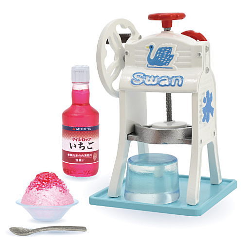 Japanese shaved ice miniature collection [1.Chiisana Nankyoku. + My Syrup Ichigo]