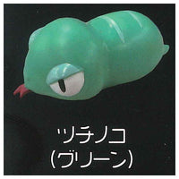 Monthly Mu supervision Yurutto UMA mascot [1.Tsuchinoko (green)]