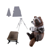 Animal camp 03 [8.Raccoon dog (with tripod chair B tent parts)]