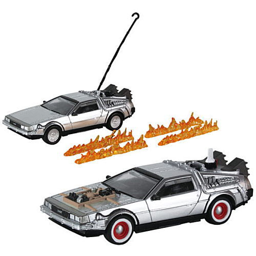 Hobby Gacha Back to the Future DeLorean (Time Machine) [Assorted 2 type set (1.Back to the Future/4.Back to the Future part.3)]