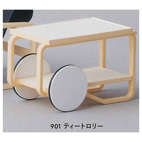 Artek Scandinavian Furniture Miniature Collection Alvar Aalto Series [3.901 Tea trolley]