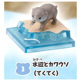 Atsumete Otter secret base [3.Waterside and otter (tekuteku)]