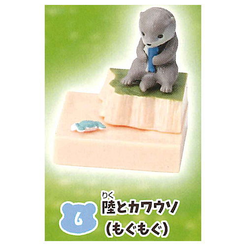 Atsumete Otter secret base [6.Land and otter (mogumogu)]