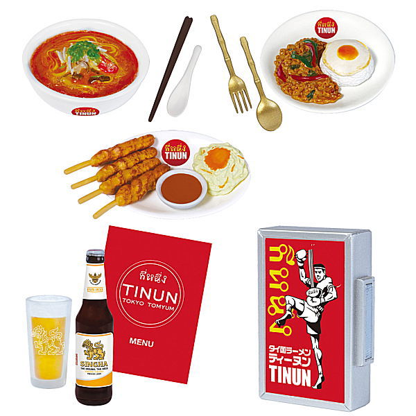 TOKYO TOM YUM TINUN Miniature Collection [Normal 5 type set (Lucky item is NOT including)]