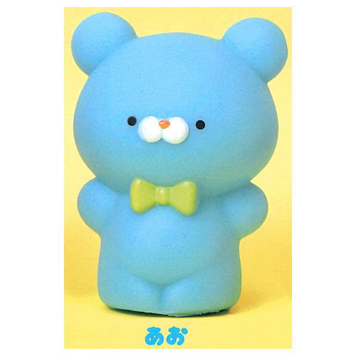 Otoboke kumasan Sofubi Mascot [3.Blue]