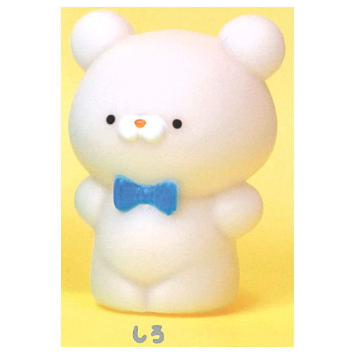 Otoboke kumasan Sofubi Mascot [4.White]