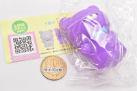 Otoboke kumasan Sofubi Mascot [5.Purple]