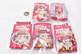 Fujiya Milky Reprint Package Mini Pouch [All 5 type set(Full Complete)]