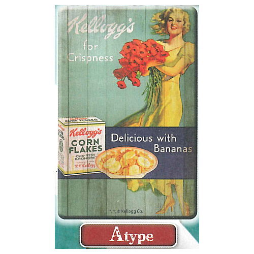 Kellogg's American Wood Plate Magnet [1.A type]
