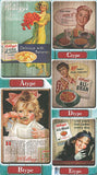 Kellogg's American Wood Plate Magnet [All 5 type set(Full Complete)]
