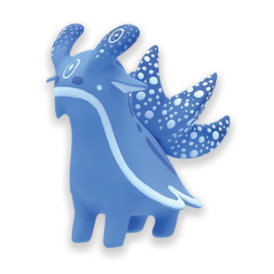 Nudibranch dragon mascot figure [2.Mizore Nudibranch dragon]