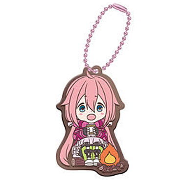 Gashapon kuji Yurucamp Assort [3.B award: Rubber mascot Nadeshiko Kagamihara A]