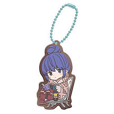 Gashapon kuji Yurucamp Assort [4.B award: Rubber mascot Rin Shima A]