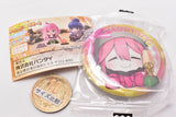 Gashapon kuji Yurucamp Assort [7.C award: Can Badge Nadeshiko Kagamihara A]