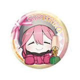 Gashapon kuji Yurucamp Assort [7.C award: Can Badge Nadeshiko Kagamihara A]