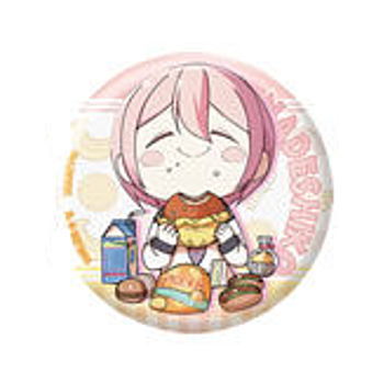 Gashapon kuji Yurucamp Assort [9.C award: Can Badge Nadeshiko Kagamihara B]
