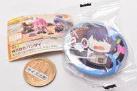 Gashapon kuji Yurucamp Assort [10.C award: Can Badge Rin Shima B]