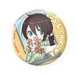 Gashapon kuji Yurucamp Assort [12.C award: Can Badge Ena & Chikuwa]