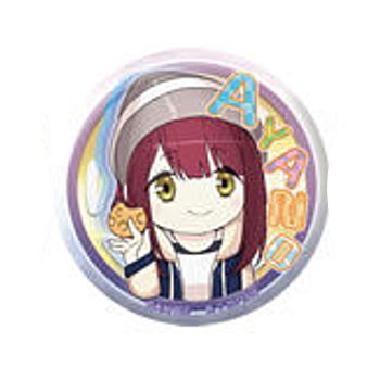Gashapon kuji Yurucamp Assort [13.C award: Can Badge Ayano Toki]