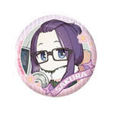 Gashapon kuji Yurucamp Assort [14.C award: Can Badge Sakura Kakamigahara]