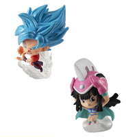 Dragon Ball Super Warriors Capsule Figure06 [Assorted 2 type set (2.Super saiyan God Super Saiyan(Kaioken)Son Gokou/3.Chichi)]