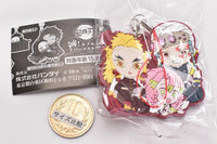 Kimetsu no Yaiba Metsu! Capsule Rubber Mascot Part.9 [10.Kyojuro Rengoku & Tengen Uzui & Mitsuri Kanroji]