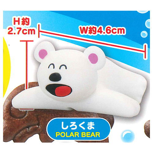 GINBIS Tabekko Aquarium Cable Figure vol.2 [1.Polar Bear]