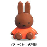 Miffy Anywhere Pettan Stand Mascot [4.Melanie (orange clothes)]