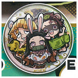 Kimetsu no Yaiba Charabanchoukou Can Badge Part.5 [5.E Ponjiro & Pyonko & Chuitsu]