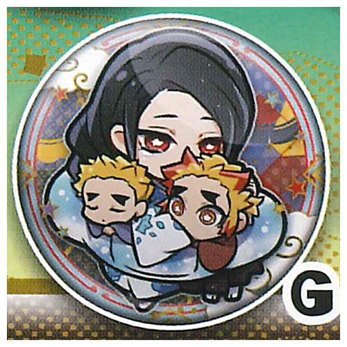 Kimetsu no Yaiba Charabanchoukou Can Badge Part.5 [7.G Kyojuro Rengoku & Senjuro Rengoku]