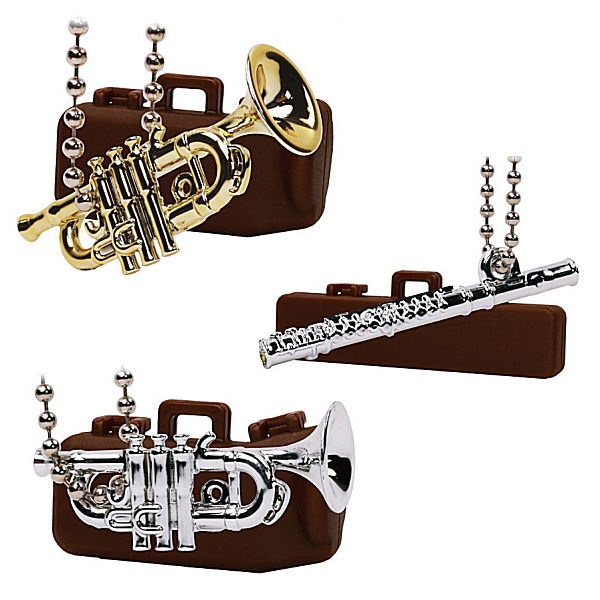 Kiramekki Gakki #15 Brass instrument special [Assorted 3 type set (1.Trumpet (white gold)/2.Trumpet (silver)/6.Flute (silver))]