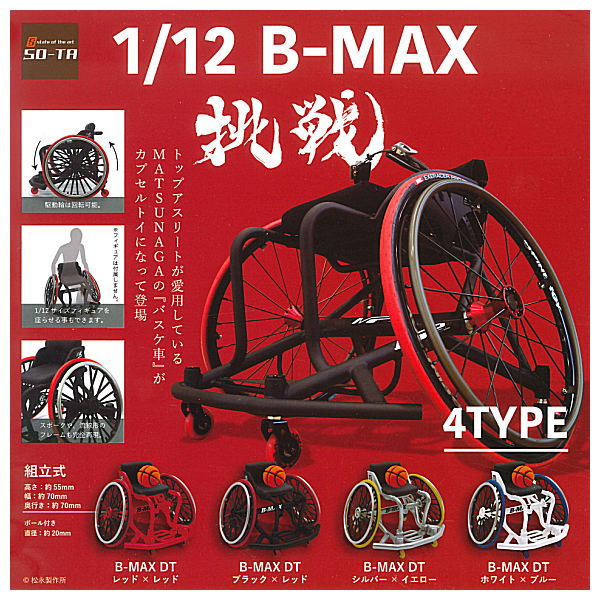 1/12 B-MAX Challenge [All 4 type set(Full Complete)]
