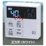 Wagaya no oyuhari button Part.2 [3.Square (white)]
