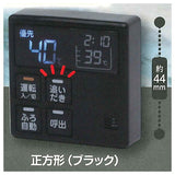 Wagaya no oyuhari button Part.2 [4.Square (black)]