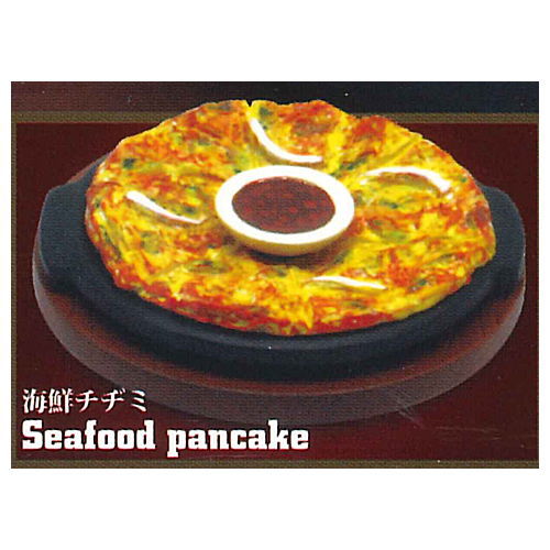 Korean food display figure [6.Seafood pancake]