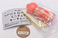 S & B Foods Co., Ltd. SPICE & HERB Miniature Key Chain [4.Coriander (powder)]