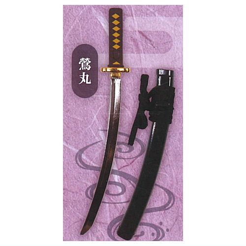 Die-cast Touken Mascot Part.6 Heianjidai no katana hen [4.Uguisumaru]
