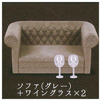 The Club mascot Part.2 [4.Sofa (gray) + wine glass x 2]