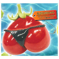 Gloss Vegetable vol.2 Miniature Clay Figure Ball chain [2.Puripuri tomato]