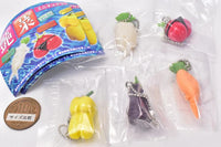 Gloss Vegetable vol.2 Miniature Clay Figure Ball chain [All 5 type set(Full Complete)]