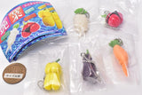 Gloss Vegetable vol.2 Miniature Clay Figure Ball chain [All 5 type set(Full Complete)]