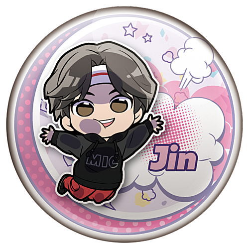 Pita! Deforme TinyTAN Can Badge Magic Door [2.Jin]