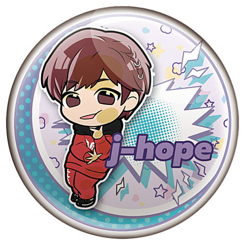 Pita! Deforme TinyTAN Can Badge Magic Door [4.j-hope]