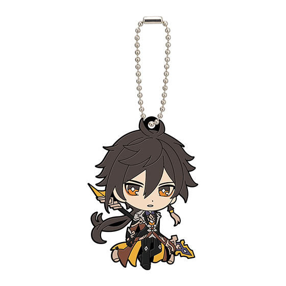 Genshin Impact Capsule rubber mascot 01 [5.Zhongli]
