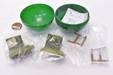 Karimoku 60 Miniature Furniture COLOR CHANGE ver. [4.K chair 2 seater (moquette green)]