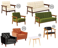 Karimoku 60 Miniature Furniture COLOR CHANGE ver. [All 5 type set (Full Complete)]